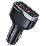 Veger CC53-2A2C PD QC 3A 66W Autolader Zwart