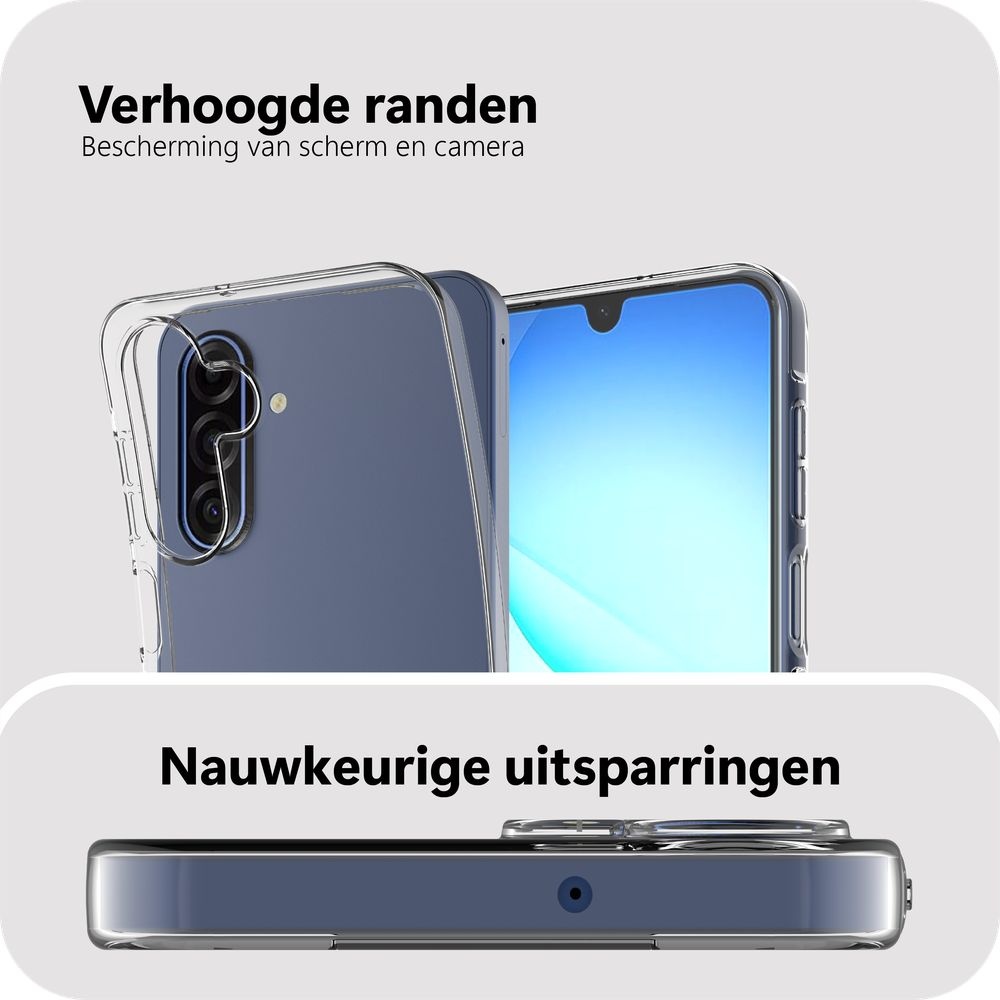 Just in Case Zero% Case Samsung Galaxy A17 Soft TPU Backcover Transparant - Telefoonhoesje