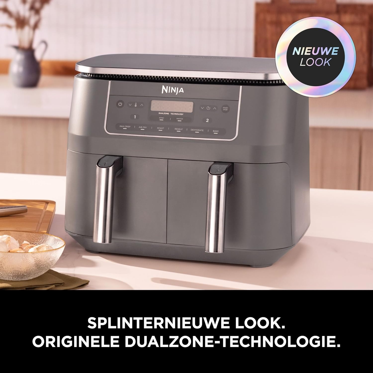 Ninja Dual Zone DZ300EU - Hetelucht friteuse