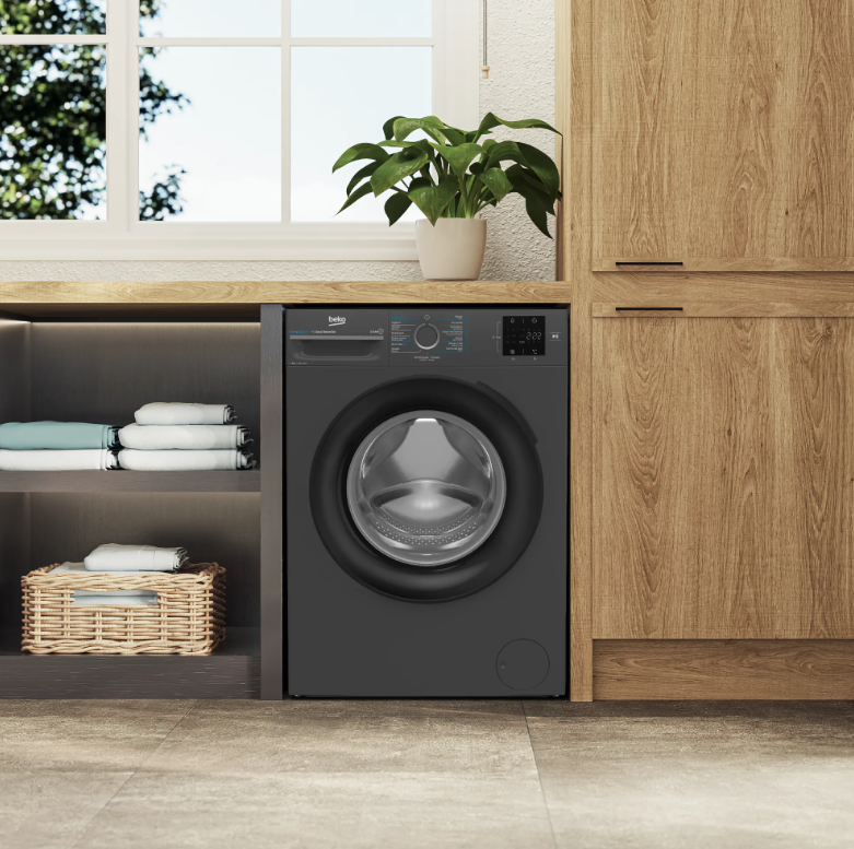 Beko BM3WFT3841A EnergySpin Antraciet - Wasmachine