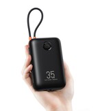 Veger K1 W1188 10.000 mAh Powerbank Zwart - Powerbank