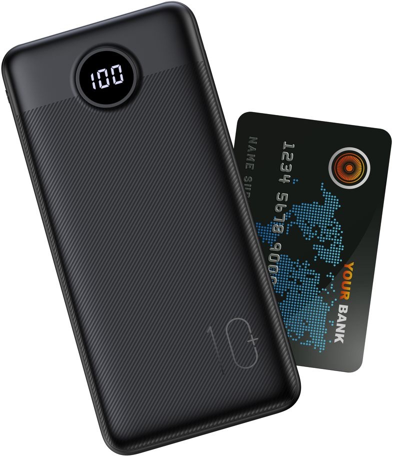 Veger L10S W1105PDB 10.000 mAh Powerbank Zwart - Powerbank