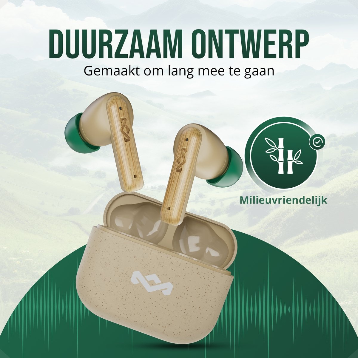 House of Marley Little Bird TWS Crème - Draadloze oordopjes