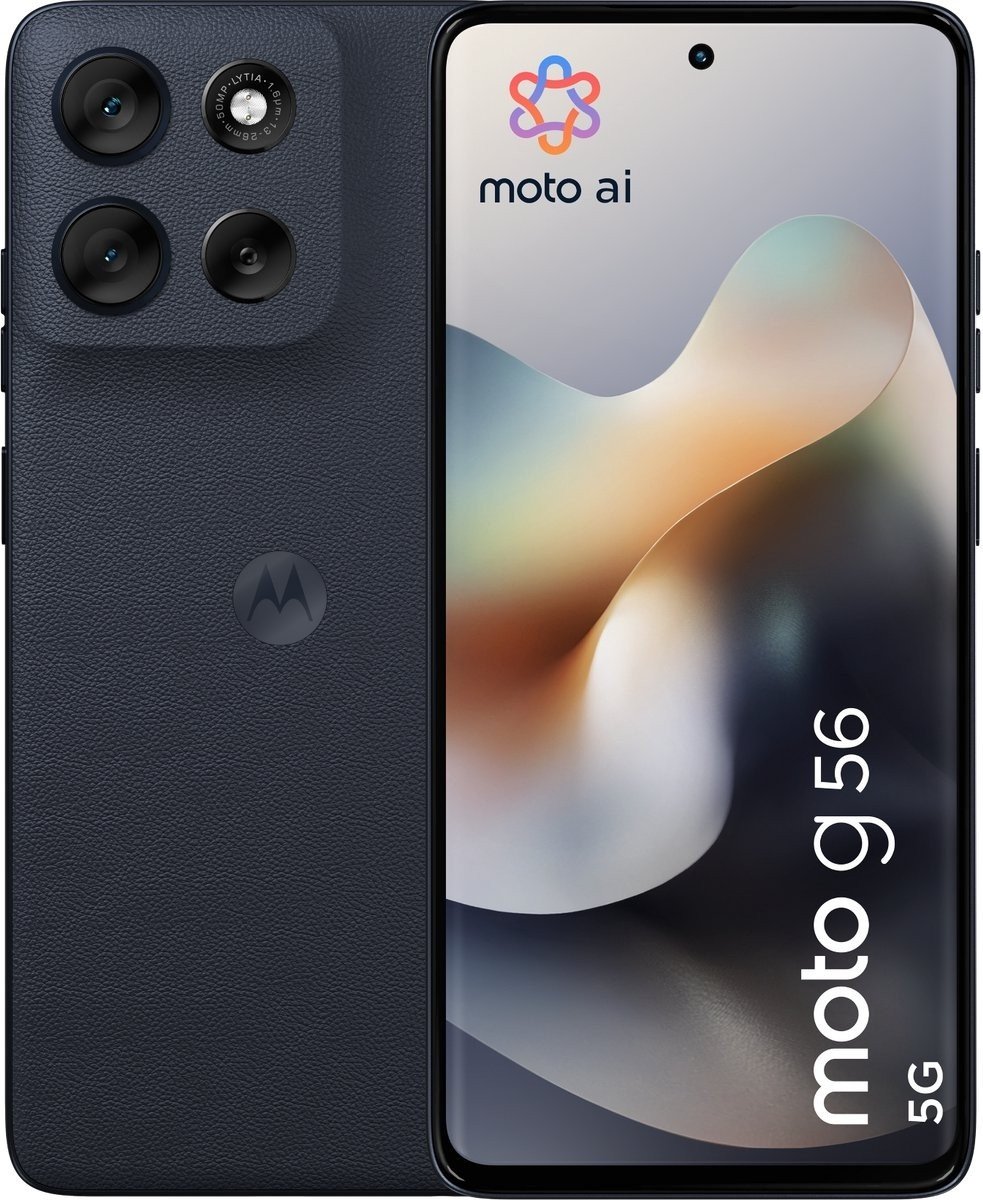 Motorola Moto g56 256GB 5G Black Oyster - Mobiele telefoon