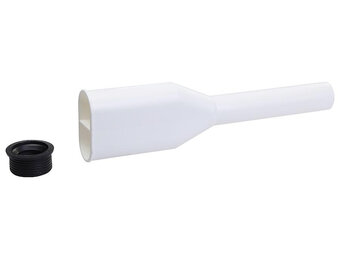 Afvoer verdubbelaar Y-stuk met dop