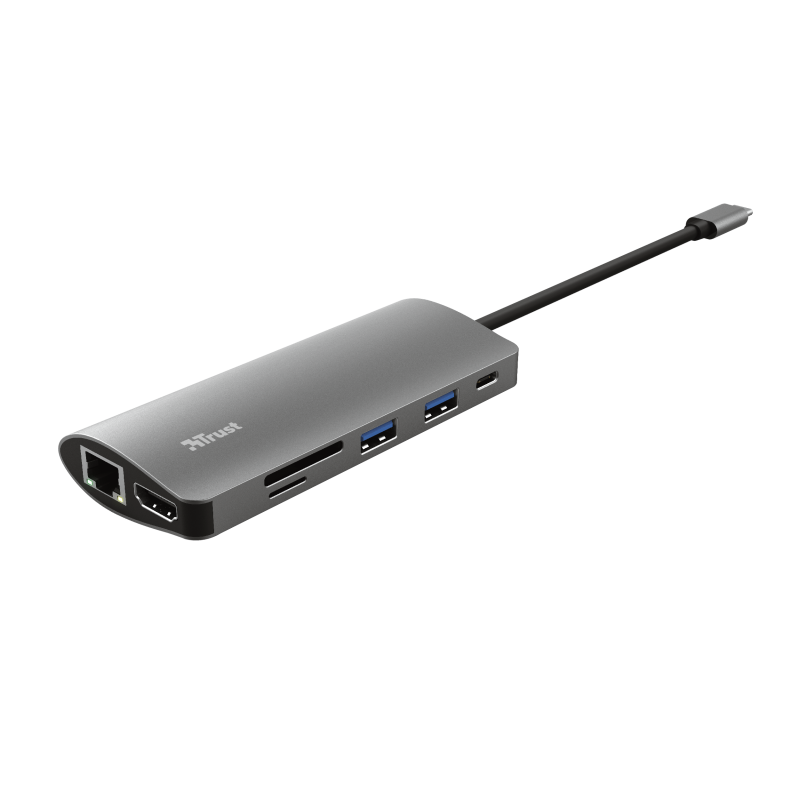 Trust Dalyx 7-in-1 USB-C-adapter - Adapter