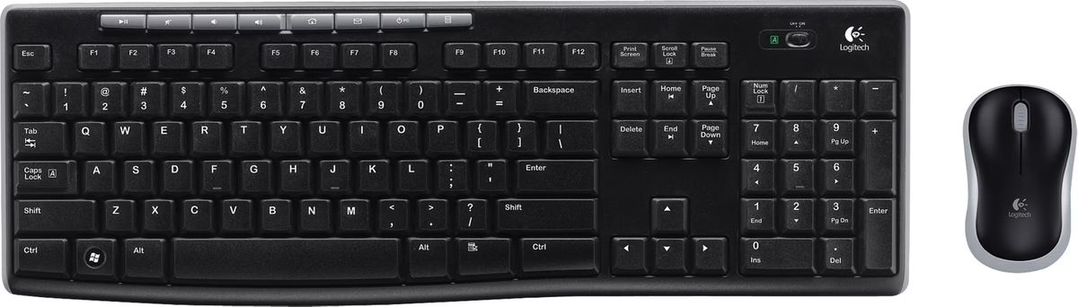Logitech MK270 - Toetsenbord + muis set