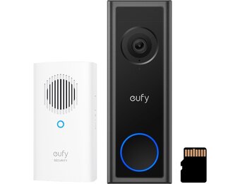 Eufy Video Doorbell C30 voordeelbundel (Deurbel + Chime + SD kaart) - Deurbel