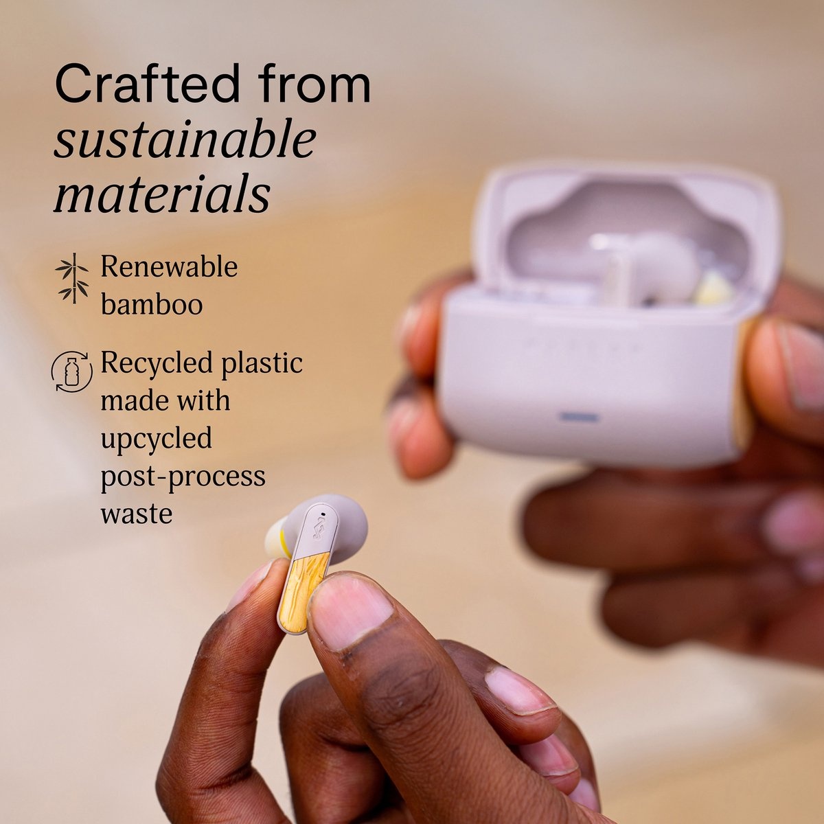 House of Marley Trenchtown ANC Wireless Cream - Draadloze oordopjes