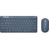 Trust Lyra Blauw - Toetsenbord + muis set