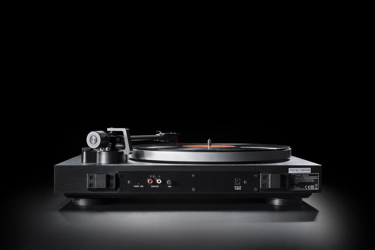 Dual CS 518 Zwart - Platenspeler