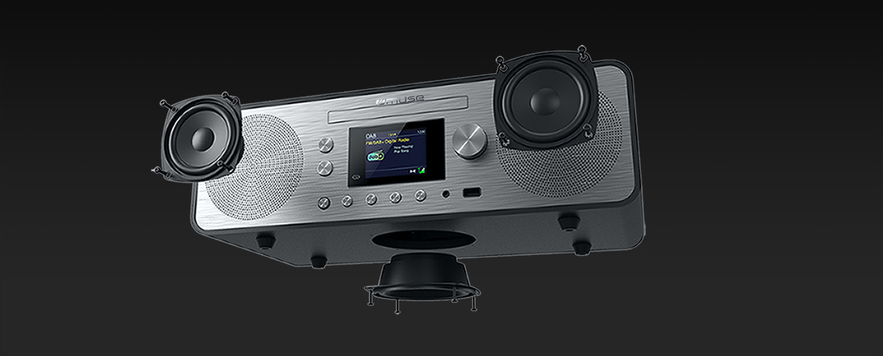 Muse M-885 DBT - Radio