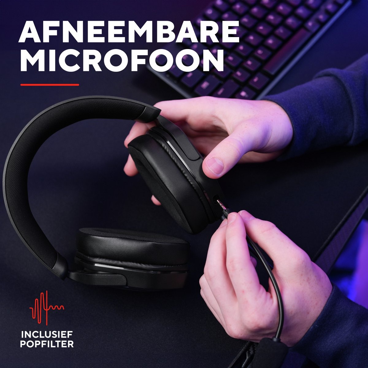 Trust GXT492 Carus Zwart - Gaming headset