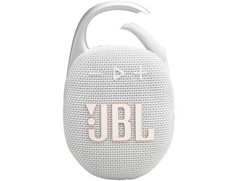 JBL Clip 5 Wit - Draadloze speaker