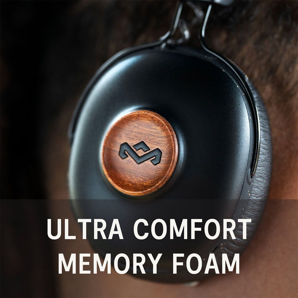 House of Marley Positive Vibration Frequency Zwart - Draadloze koptelefoon