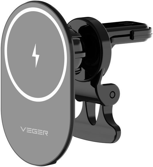 Veger Y38 15W Draadloze snellader + magnetische telefoonhouder