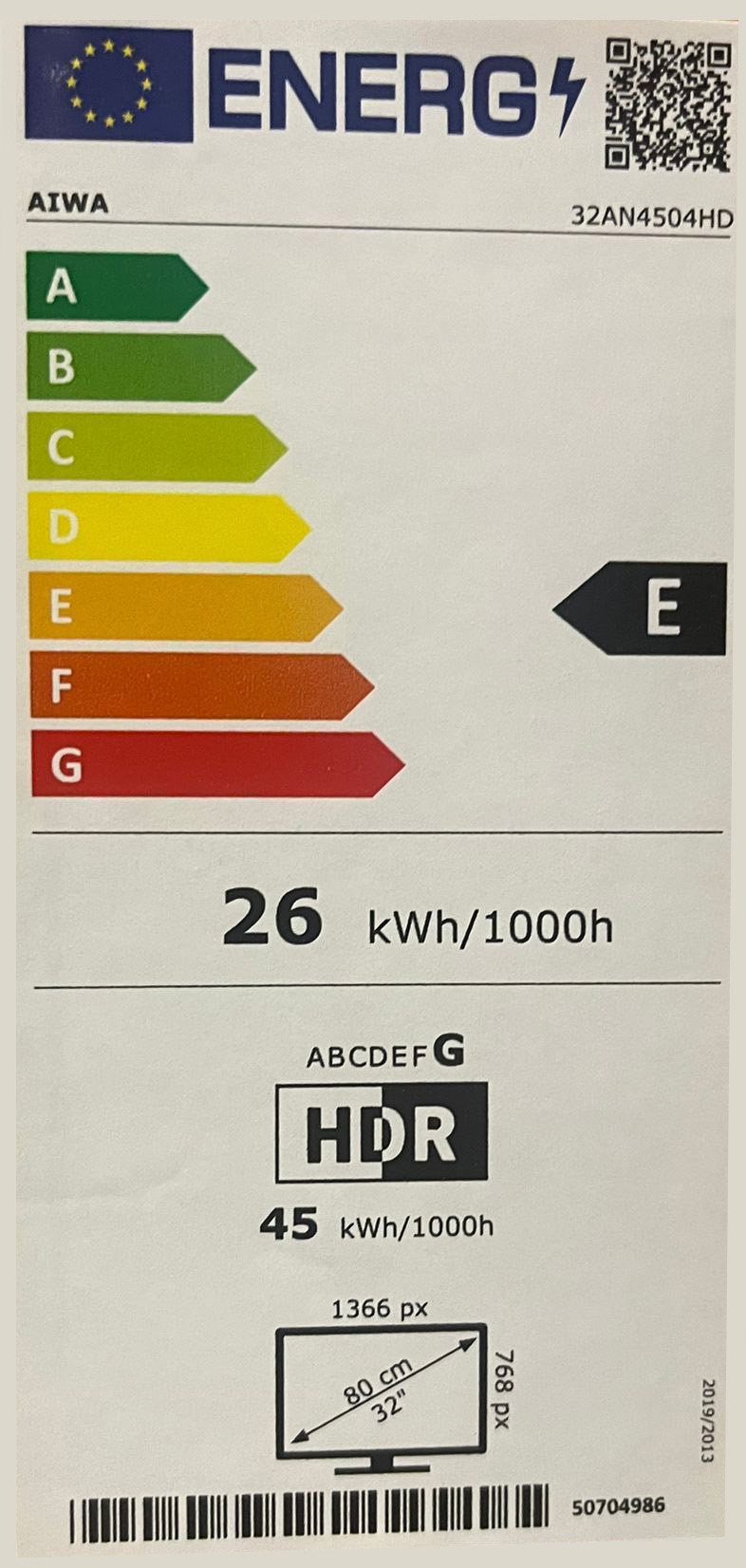 Aiwa 32AN4504HD - LED TV