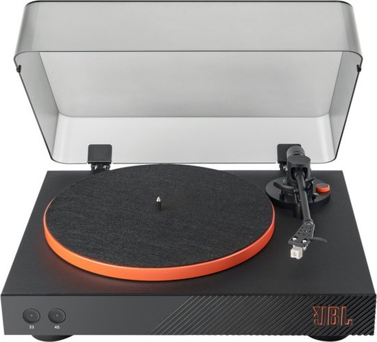JBL Spinner BT Zwart/Oranje - Platenspeler