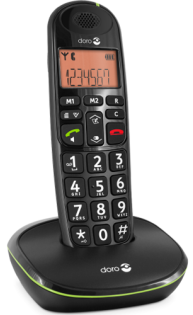 Doro PhoneEasy 100w Zwart - Senioren telefoon