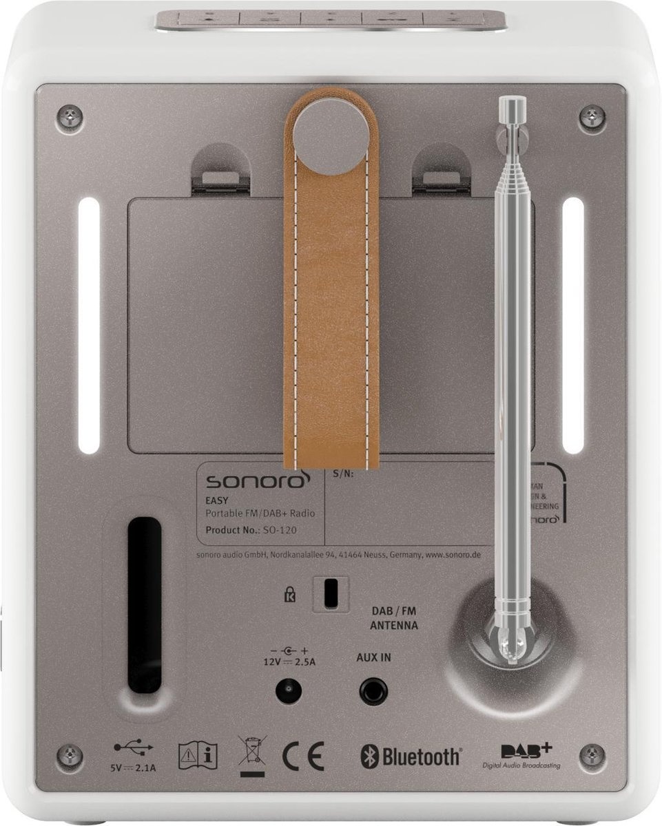 Sonoro EASY SO-120 V2 Wit - Radio