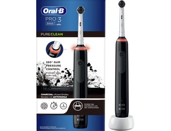 Oral-B Pro 3 3000 Pure Clean Zwart - Elektrische tandenborstel