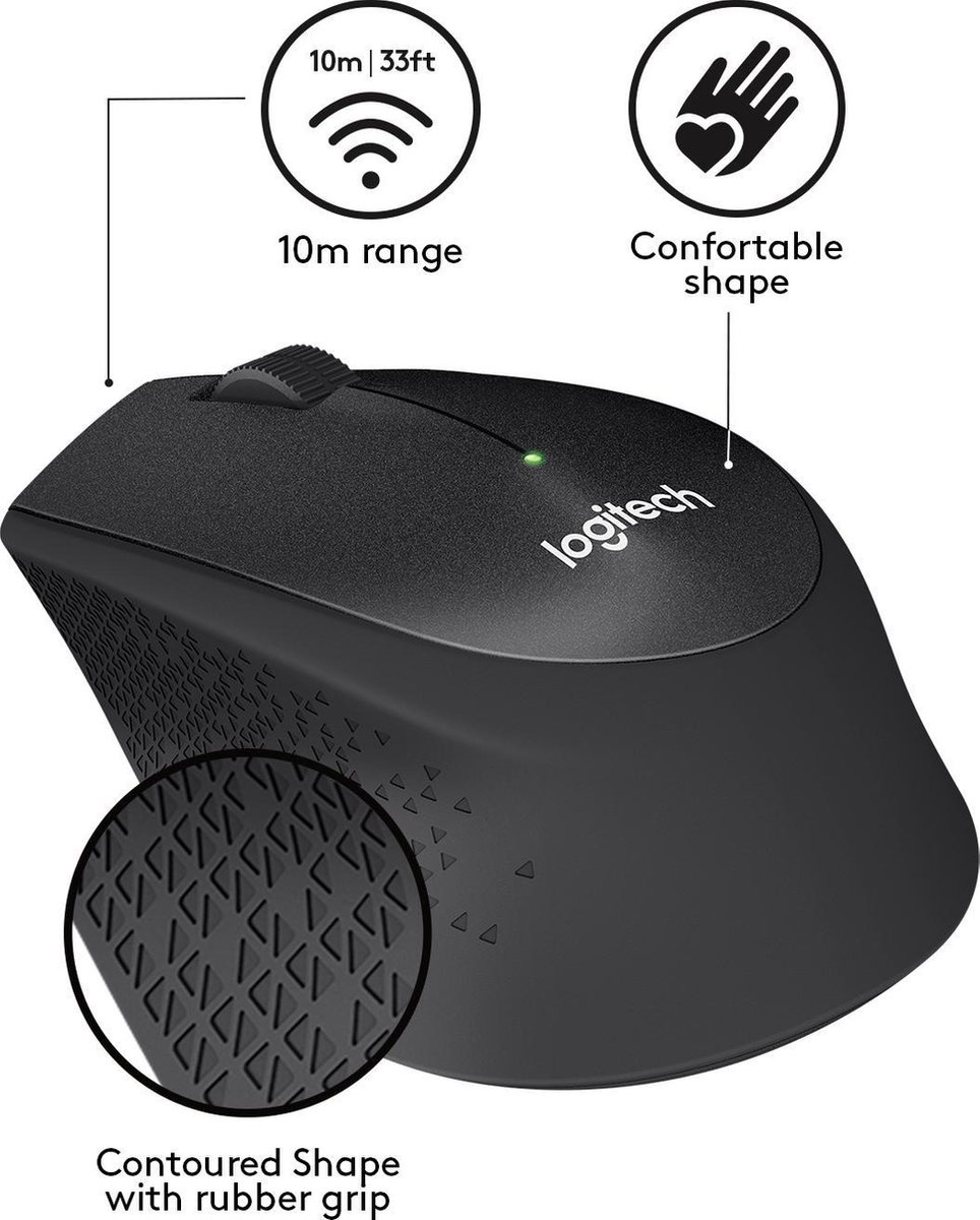 Logitech M330 Silent Plus - Muis