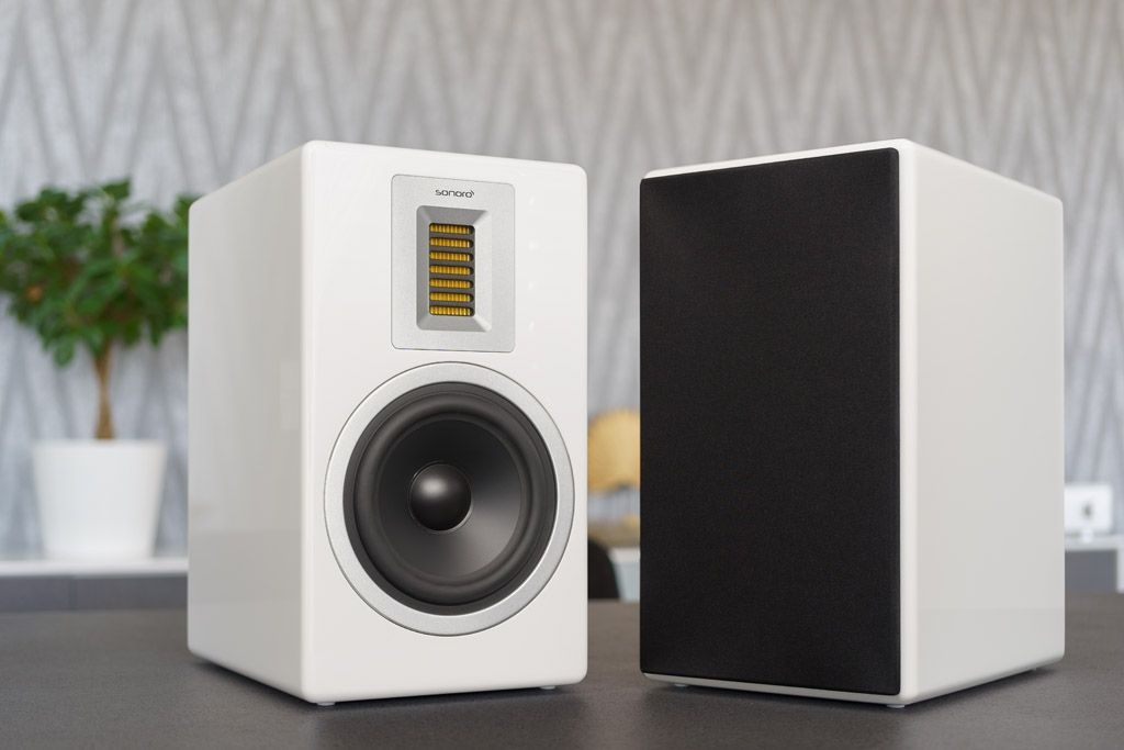 Sonoro Orchestra Wit (per paar) - Boekenplank speaker