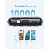 Veger C10 W1147 10.000 mAh Zwart - Powerbank