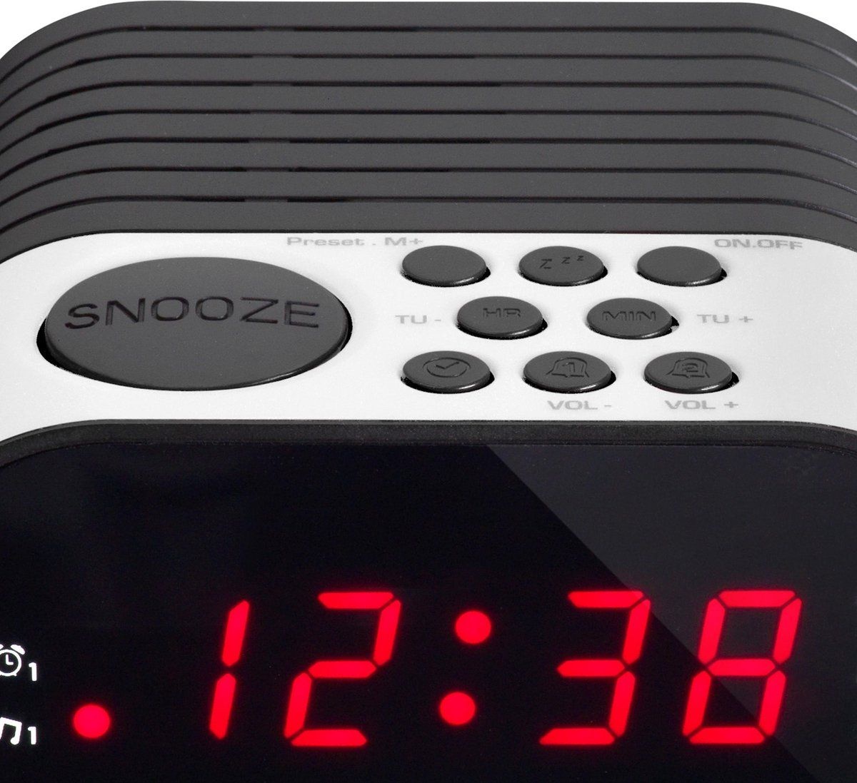 Lenco CR-07 Wit - Wekkerradio