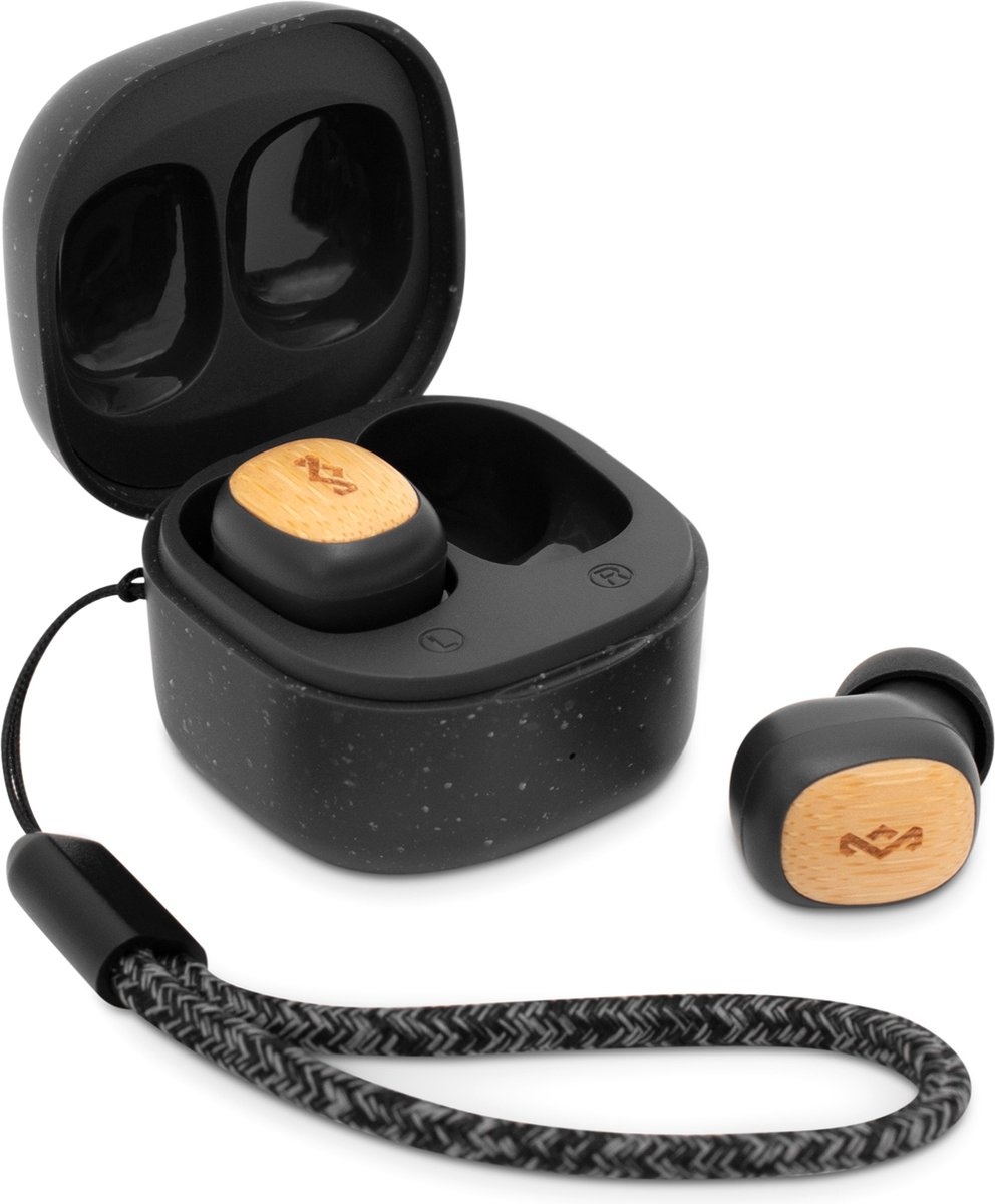 House of Marley Smile Jamaica Mini True Wireless Signature Black - Draadloze oordopjes