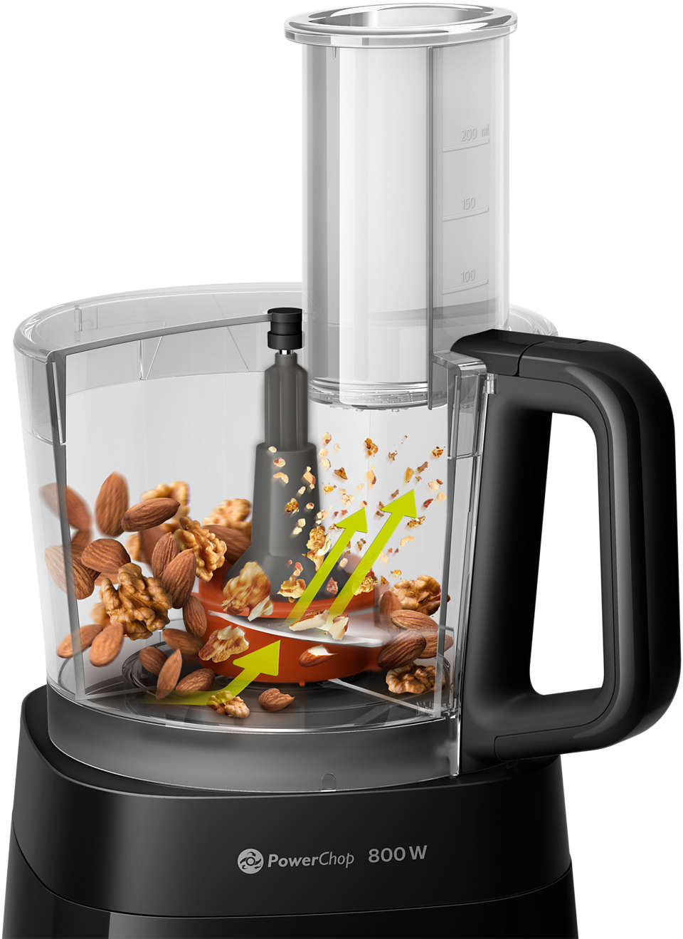 Philips HR7510/10 Zwart - Foodprocessor
