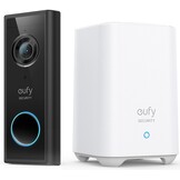 Eufy S220 Video Doorbell 2K (Batterij) + Homebase 2 - Deurbel