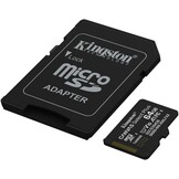 Kingston Canvas Select Plus Gen. 3 microSDXC 64GB met SD-adapter - Micro SD kaart