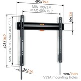 Vogel's TVM 3405 Muurbeugel (37-77 inch) - TV muurbeugel