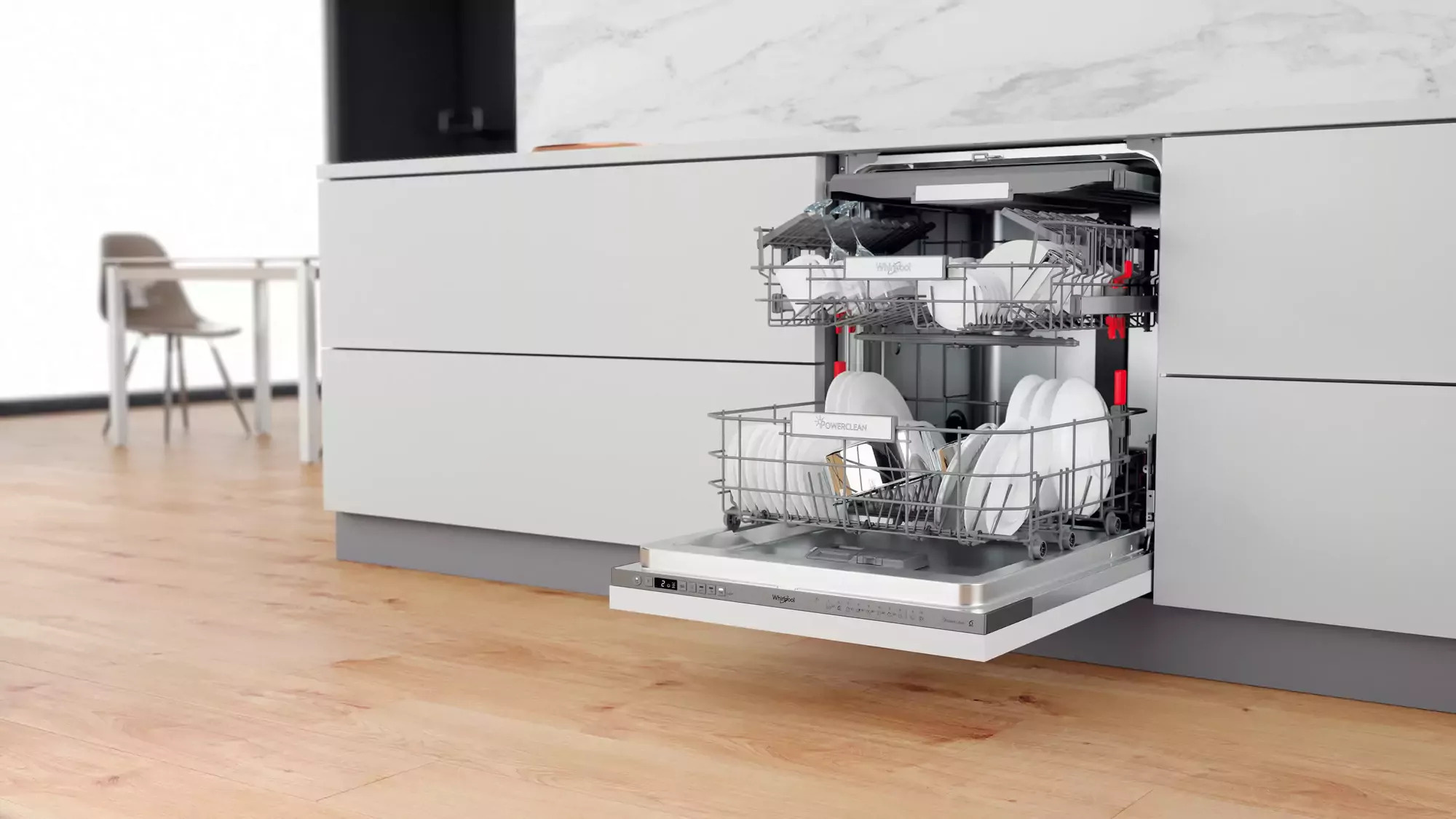 Whirlpool W0I D751A X - Inbouw vaatwasser