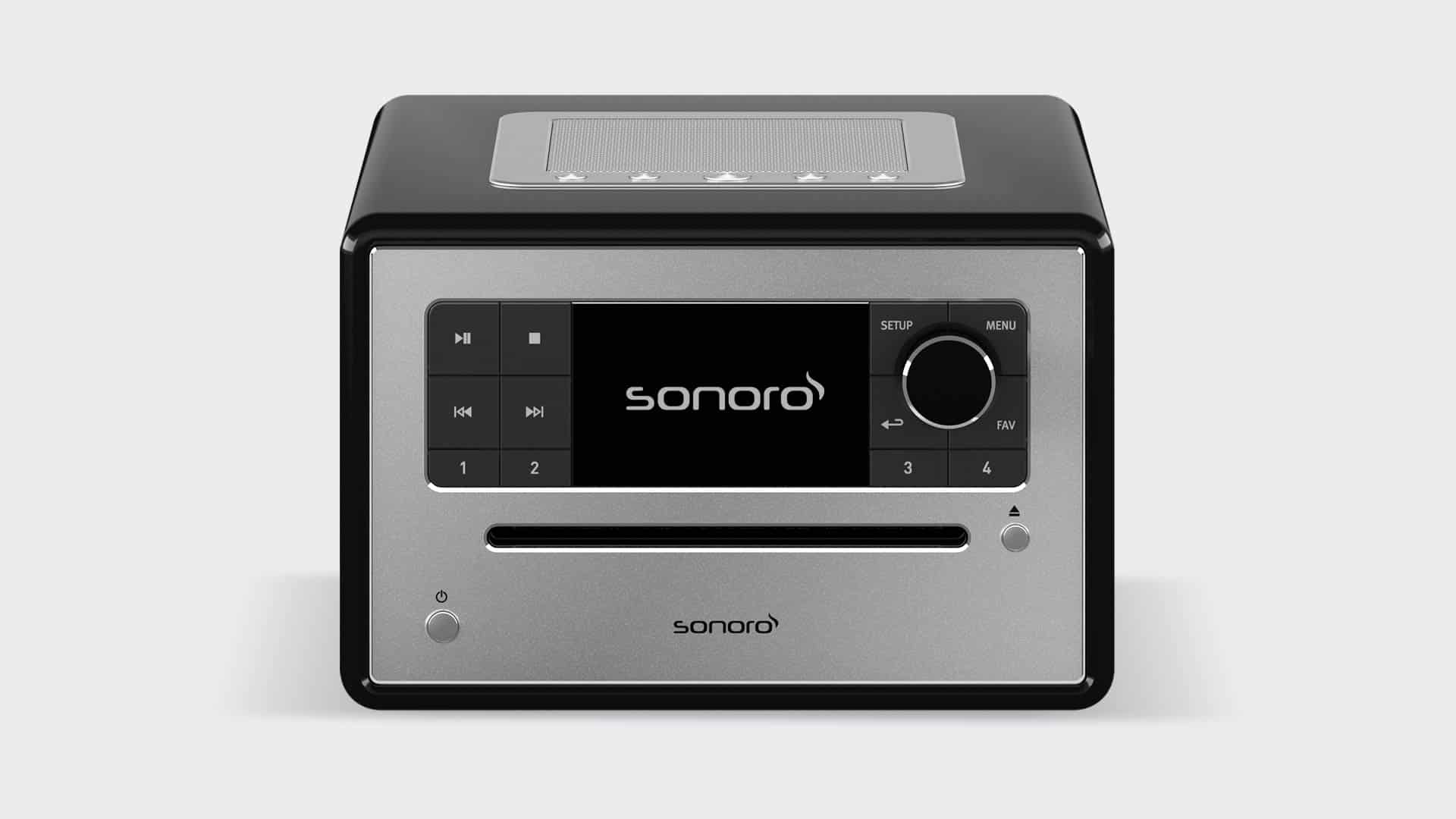 Sonoro ELITE X Hoogglans zwart - Radio
