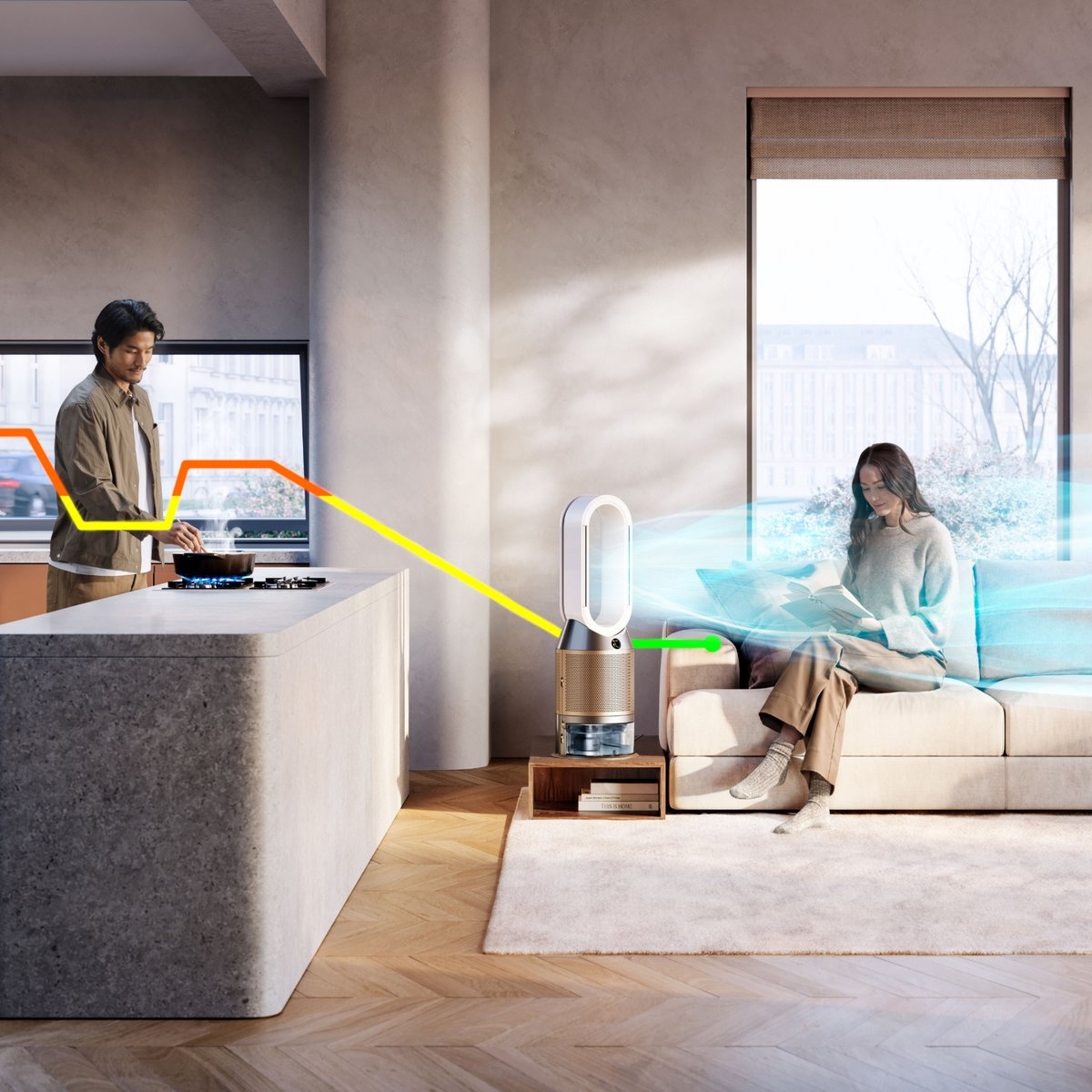 Dyson PH05 Purifier Humidify+ Cool PH2 De-Nox - Luchtreiniger