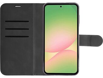 Just in Case PrimeWallet Case  Samsung Galaxy A57 PU leer Zwart - Telefoonhoesje