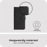 Just in Case PrimeWallet Case Samsung Galaxy A37 PU leer Zwart - Telefoonhoesje