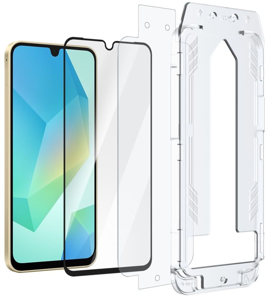 Just in Case Samsung Galaxy A16 Screenprotector + Perfect Result Applicator - Screenprotector