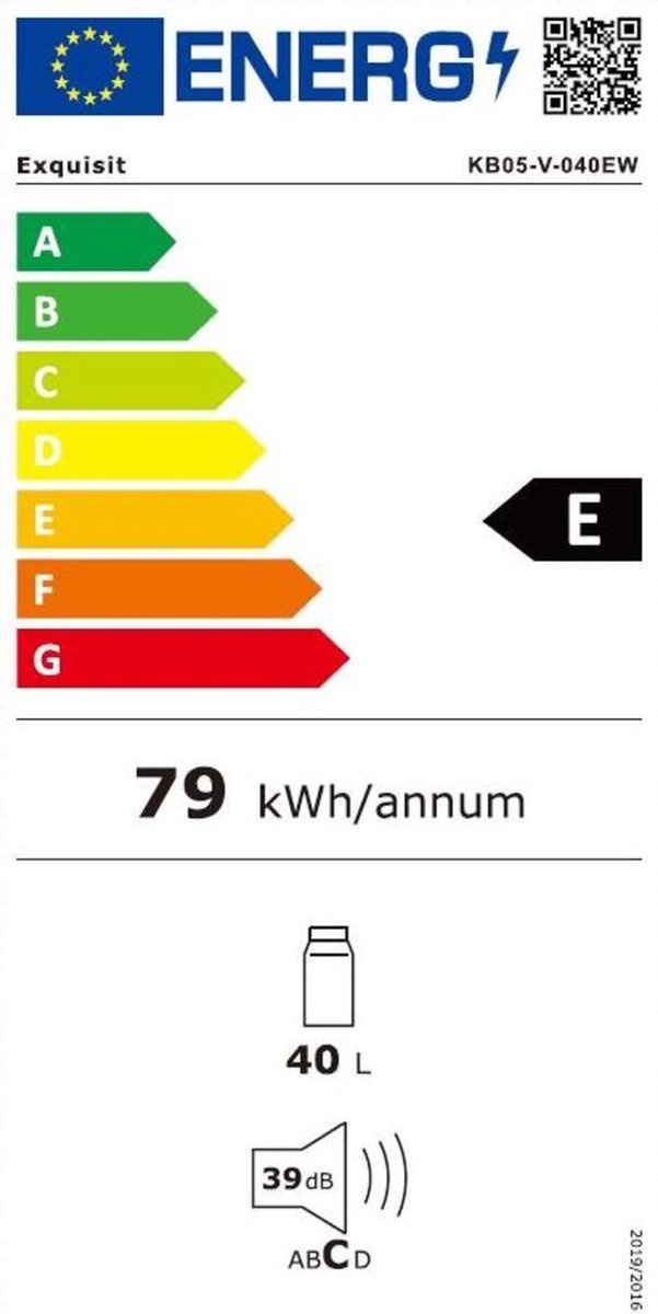 Exquisit KB05-V-040EW - Vrieskast