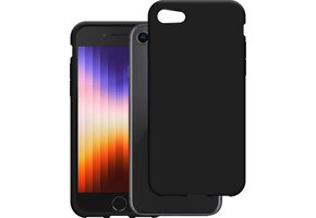 Just in Case Soft TPU Case voor iPhone SE 2020/SE 2022 Zwart - Telefoonhoesje