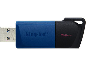 Kingston DataTraveler Exodia M USB 3.2 64GB Blauw - USB-stick