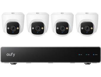 Eufy PoE NVR Security System E41 (NVR + 4x E41 Turret Cam) - Beveiligingscamera