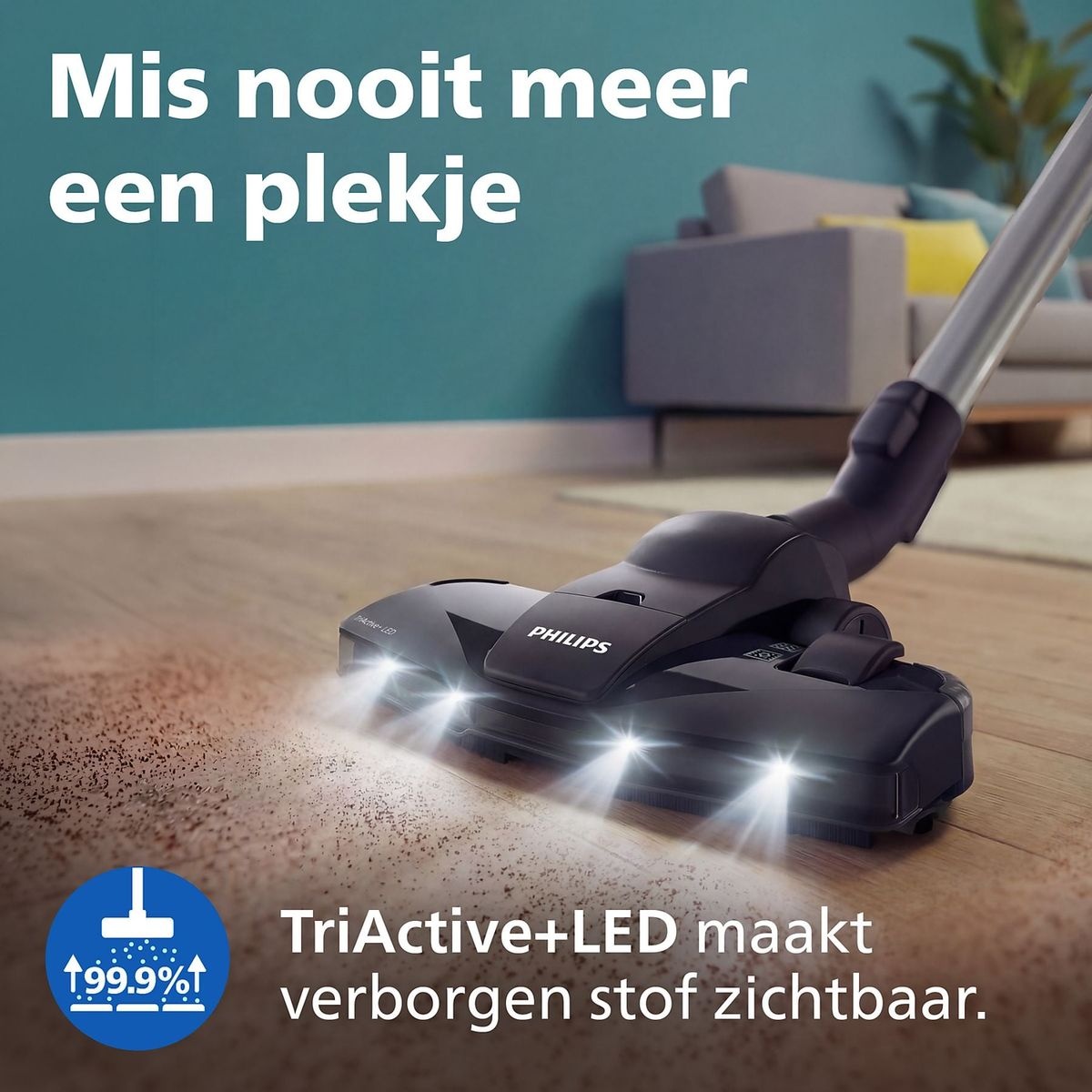 Philips 6000 Series XD6142/12 - Stofzuiger met zak