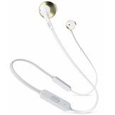 JBL T205 BT (Wit/Goud) - Draadloze oordopjes