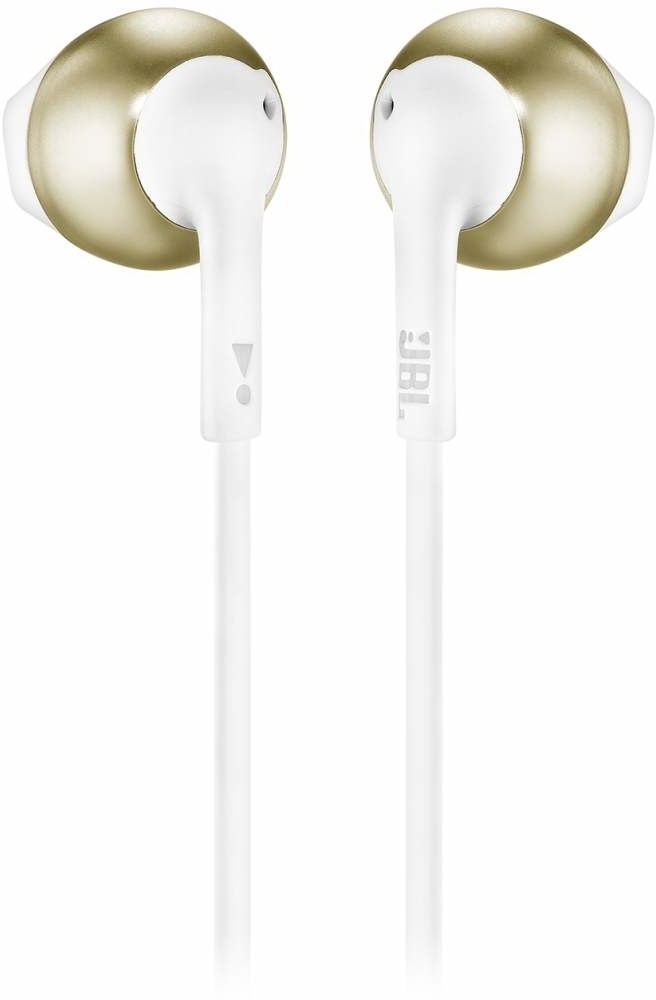 JBL T205 BT (Wit/Goud) - Draadloze oordopjes