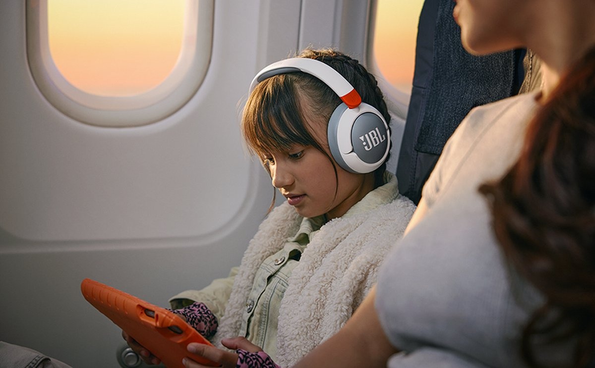 JBL Junior 470NC Wit - Kinder koptelefoon