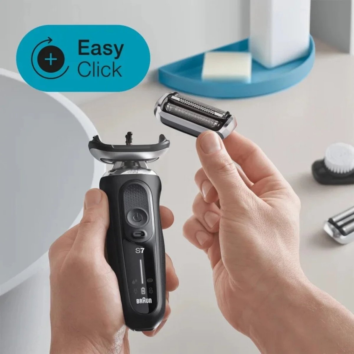Braun Series 7 71-S1000s Wet & Dry Zwart - Scheerapparaat
