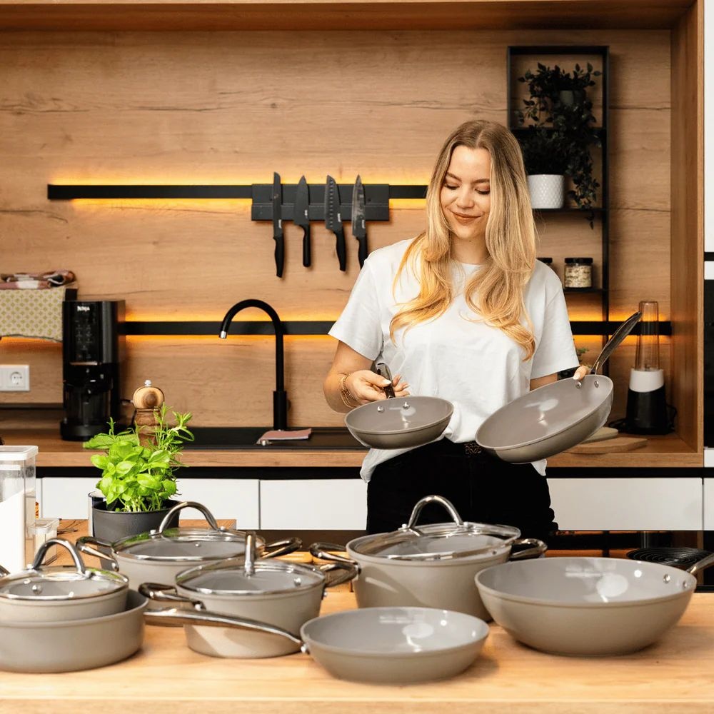Cook & Pan Taupe of Mind Koekenpan 28 cm
